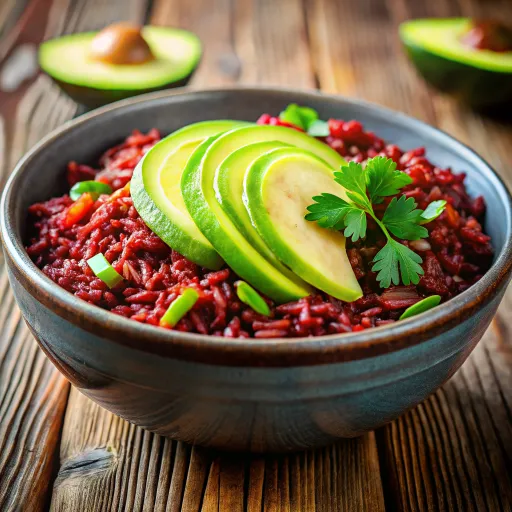 Nasi Selada Alpukat Sereh